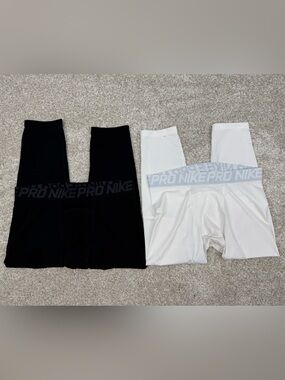 Nike Pro Men's Dri-Fit Compression Training 3/4 Length Tights Bundle Size Large